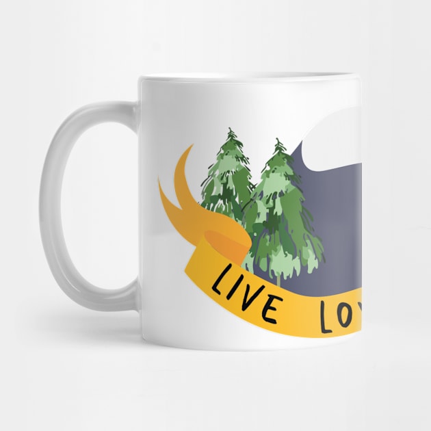 Live Love Lava by NMC Design